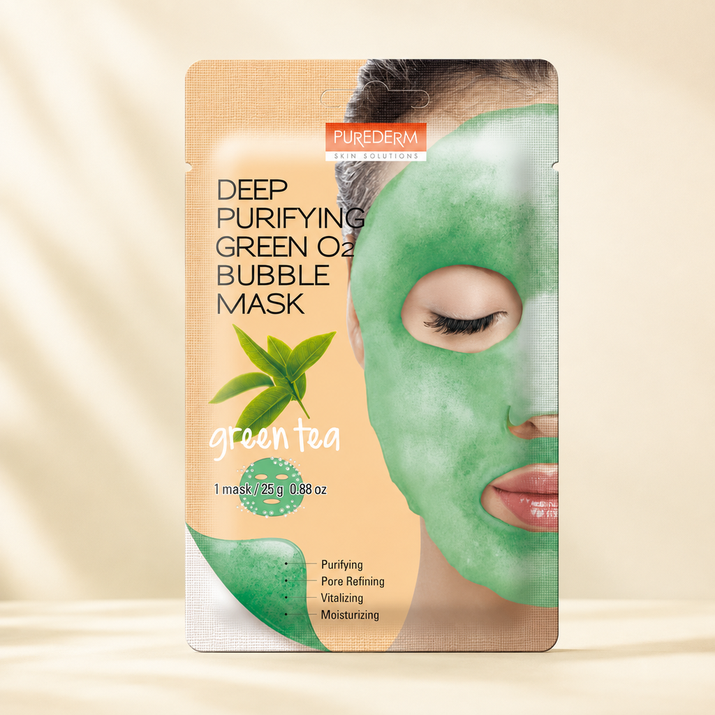 [SK-PUREDE-MUDSM-HS] Skincare Purederm Mud Sheet Mask (#Hemp Seed)