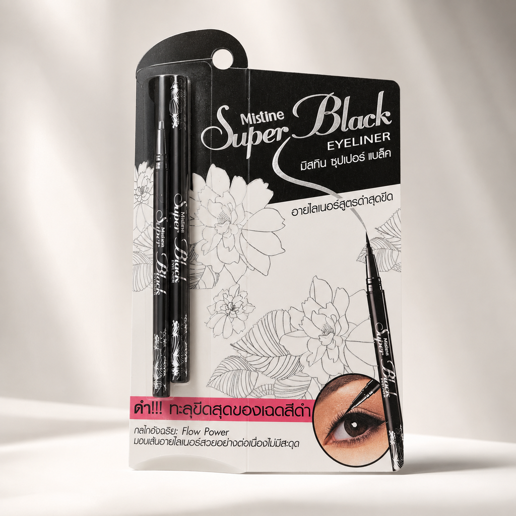 Makeup Mistine 24 Cover All Eyeliner