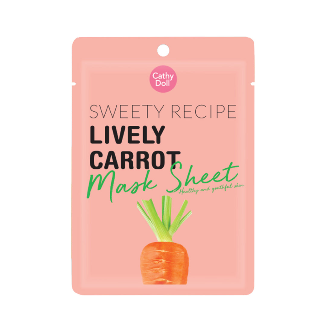 [SK-CD-LCM] Skincare Cathy Doll Lively Carrotsheet Mask
